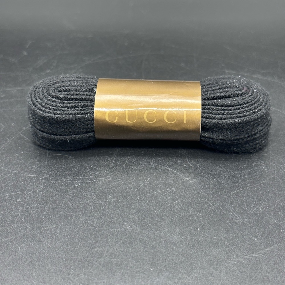 Gucci shoelaces black‎